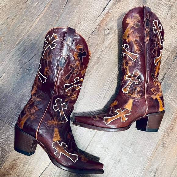 Dan Post Shoes - Dan Post Southern Cross Western Boots Sz 8.5
